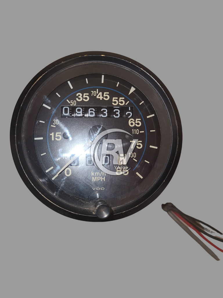 Vdo Speedometer Black And Blue #Na Rv Gauge